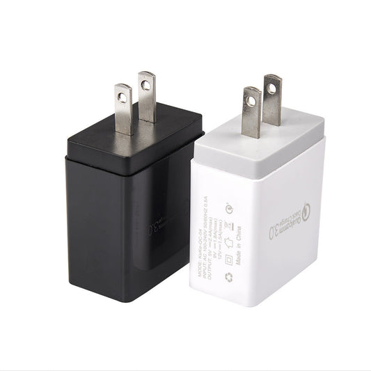 HKM-794963 Smart 4-USB Fast Charging Station - Supports QC3.0, Universal Compatibility