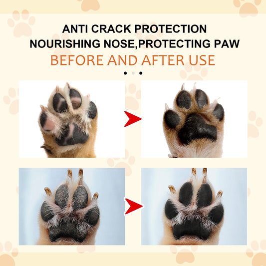 HKM-7971261 Pet Moisturizing Paw Cream for Cats and Dogs - Softens & Protects Dry Cracked Pads