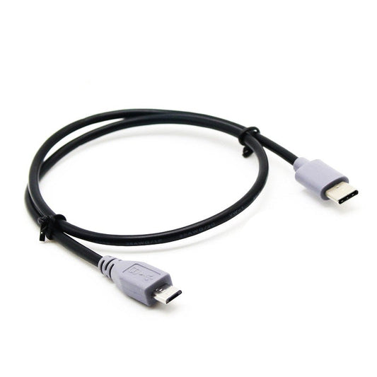 HKM-801427 Type-C to Micro USB OTG Data Cable for Android Phones - Length Options: 0.25M, 0.5M, 1M
