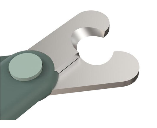 HKM-8015677 Cat Nail Clipper for Safe and Easy Grooming, ABS Material with 3CR13 Blade, Available in Gray, Pink, Green