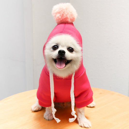 HKM-8061245 Autumn Cartoon Sweater for Dogs and Cats - Cozy Polyester Design in Various Sizes and Colors