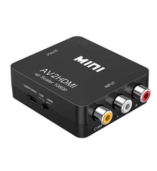HKM-806163 AV to HDMI Mini HD Video Converter with 1080P Resolution, Compatible with All Systems