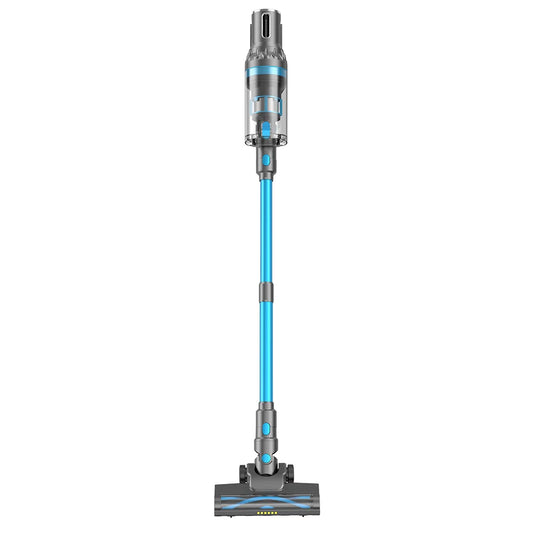 HKM-806227 Cordless 450W Rechargeable Vacuum Cleaner with Touchscreen, Battery-Operated and Detachable Design