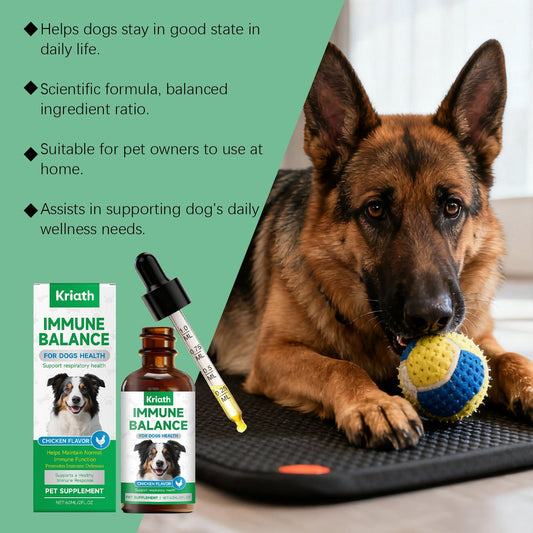 HKM-8089021 Immune Support Herbal Drops for Dogs with Cranberry, Echinacea, and Oregano Extract