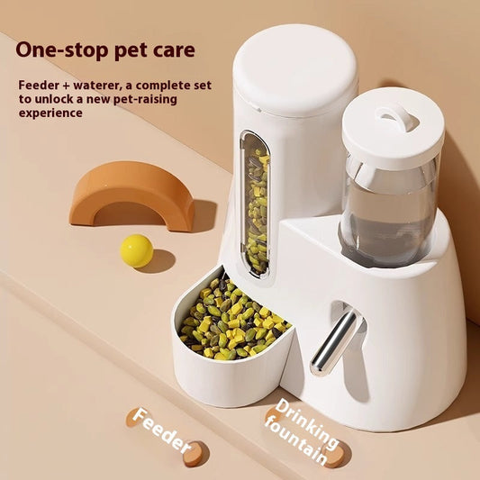 HKM-8094909 Automatic Water Feeder for Hamsters - White, Blue, Pink - Pet Tableware