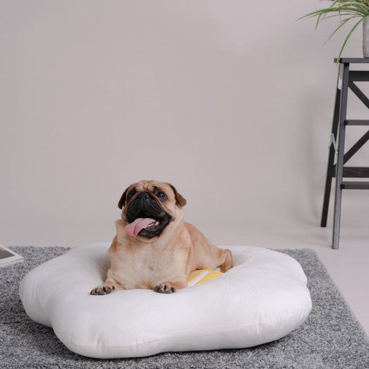 HKM-8114237 Cozy Poached Egg Pet Nest for Cats and Dogs - 700mm x 700mm x 130mm