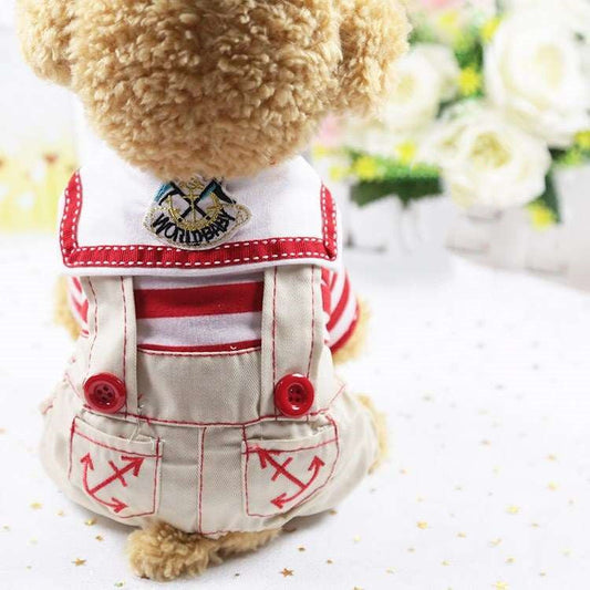 HKM-8131645 Casual Denim Four-Legged Clothing for Pets