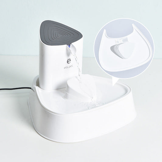 HKM-8133309 Electric Pet Water Dispenser with Circulating Filter - 1.5L & 3L Options, Mute Design, Night Light Feature