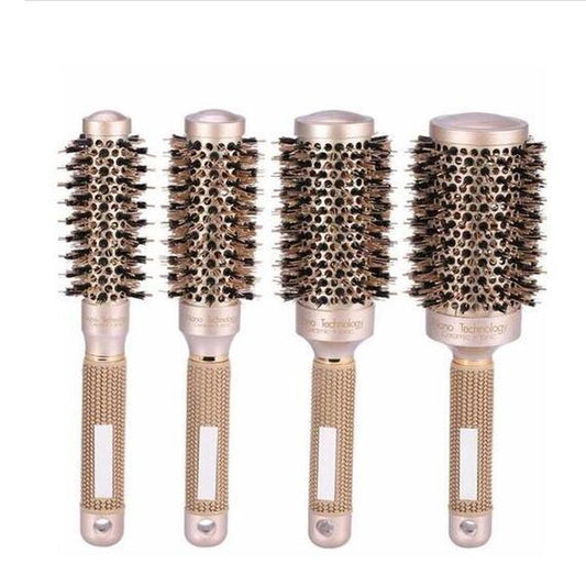 HKM-814035 Professional Plastic and Nylon Hair Brush - 30.4cm, Lightweight Design for Daily Use