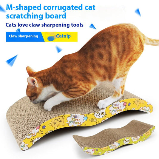 HKM-8154685 Cat Scratch Board - Innovative Corrugated Paper Designs for Claw Grinding