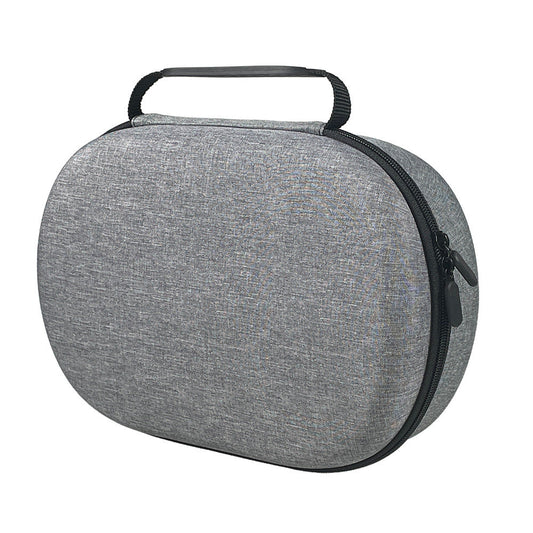 HKM-816915 Portable Hard Storage Bag for Vision Pro - Durable Cloth and EVA Protection in Gray