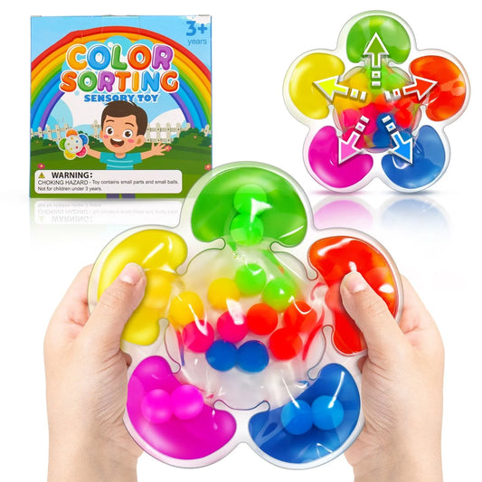HKM-818003 Color Sorting Sensory Toys for Educational Activities and Calm Down Play for Kids