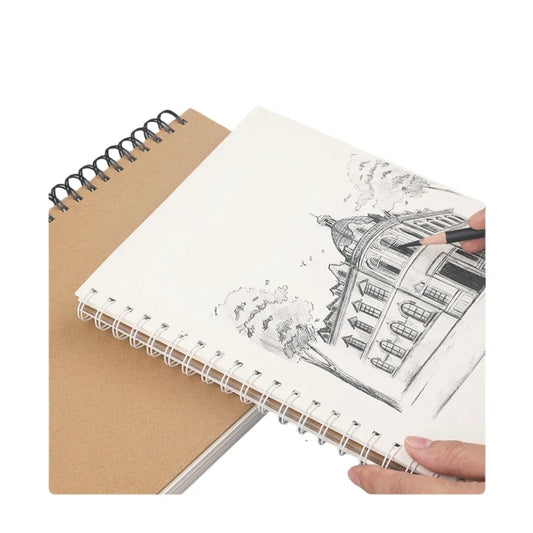 HKM-818131 Pocket-Sized Spiral Notebooks - 5 Pack with 180 Ruled Pages for Writing and Drawing