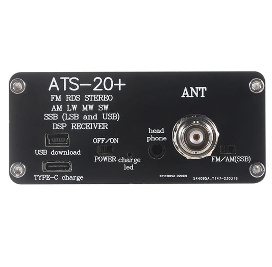 HKM-827411 ATS-20 ATS-20+ Plus ATS20 V2 SI4732 DSP SDR Radio Receiver for FM, AM (MW/SW) and SSB (LSB/USB)
