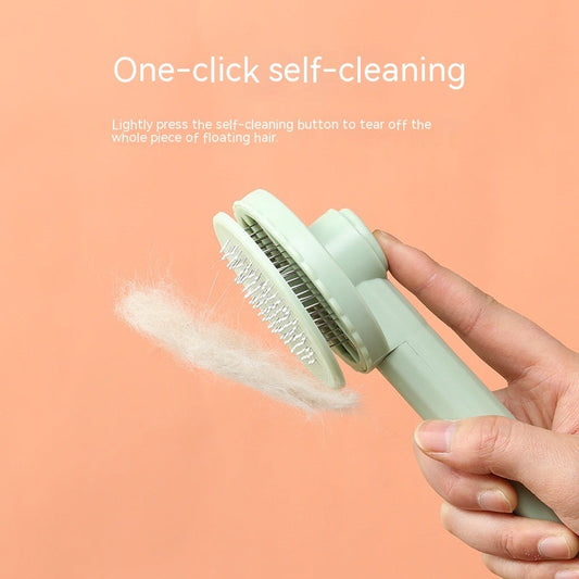 HKM-8329661 Stainless Steel Pet Comb for Dogs and Cats - Hair Removal and Massage Brush
