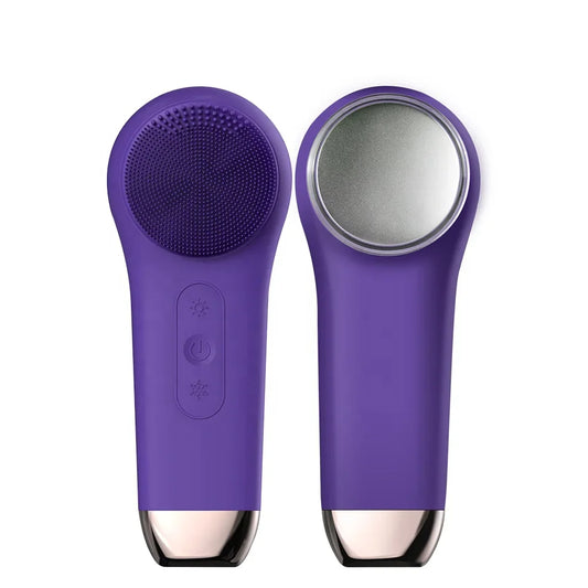 HKM-832979 Mini Electric Facial Cleansing Brush with Heat and Cooling Functions for Deep Cleaning