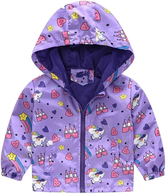 HKM-834195 Girls Softshell Jacket for Kids Comfortable and Stylish Clothing Winter and Autumn