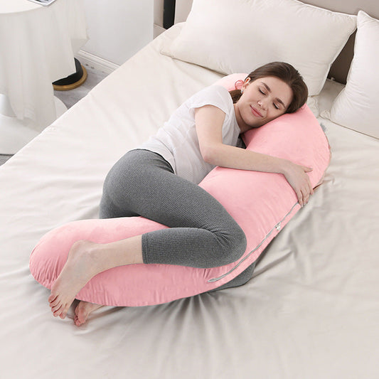 HKM-835283 Comfortable Pregnancy Nursing Pillow for Side Sleep Support in Various Colors and Sizes