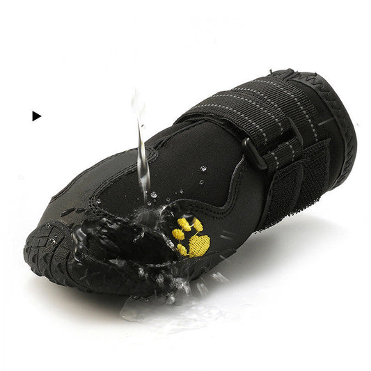 HKM-8396221 Waterproof Rubber Dog Boots for All-Weather Protection – Non-Slip and Warm