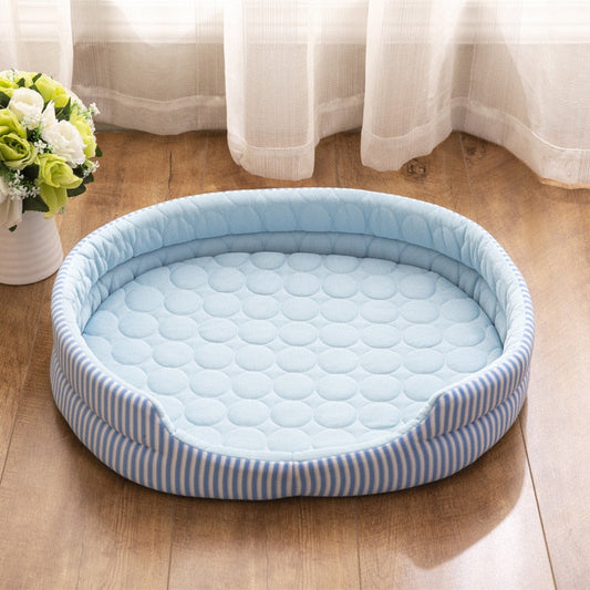 HKM-8405181 Cooling Ice Silk Dog Mat for Comfortable Pet Resting