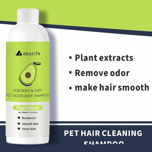 HKM-8462781 Pet Shampoo and Conditioner for Freshness and Deodorization - 100ML