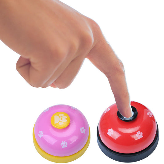 HKM-8514621 Interactive Pet Ordering Bell - Bright Colors for Dogs and Cats, Mechanical Sound, No Battery Required