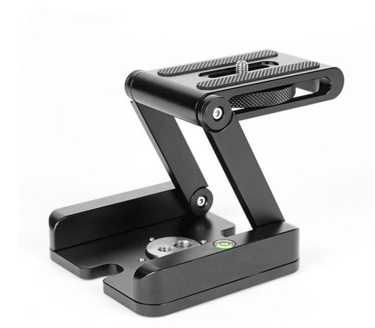 HKM-855891 Triple Flex Tripod Head for iPhone and DSLR Cameras, Adjustable Folding Design, Supports 1.5KG, Includes Quick Release Plate and Hex Wrench