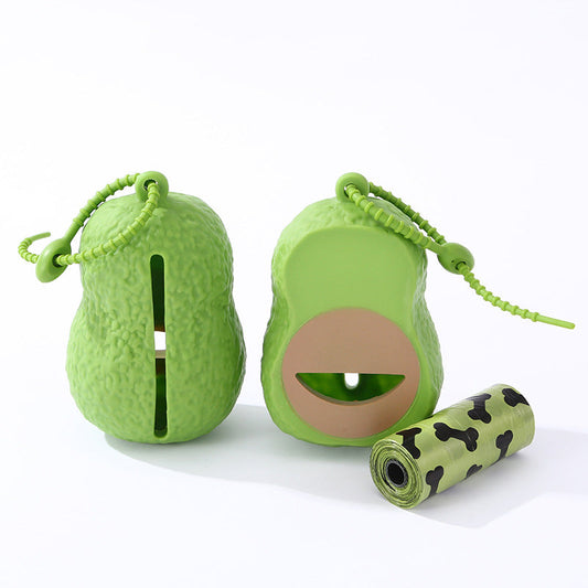 HKM-8565437 Dog Pooper Scooper with Bone Print Garbage Bags and Dispenser for Easy Cleanup