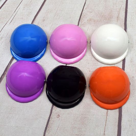 HKM-8612029 Dog Motorcycle Helmet - Stylish Plastic Cap for Small Dogs in Multiple Colors
