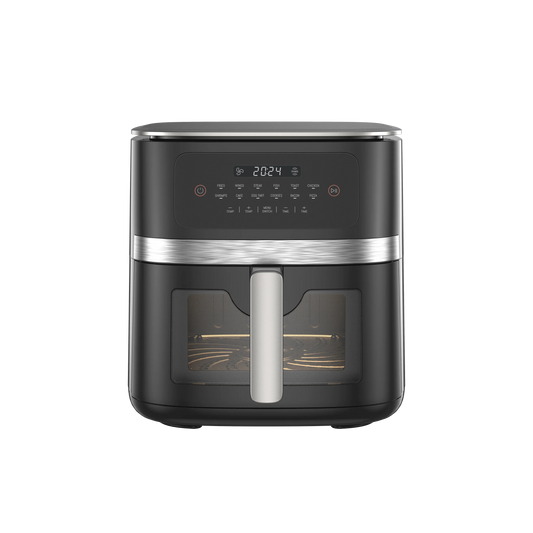 HKM-861395 7L Electric Wood Pellet Smoke Air Fryer with 360 Cooking Technology