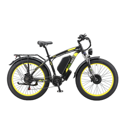 HKM-863443 2000W Dual Motor Electric Bike with 26x4.0 Inch Tires and Disc Brakes, 21-Speed, 48V 23Ah Battery