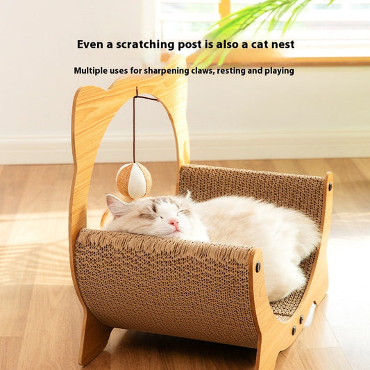 HKM-8640317 Durable Cat Scratch Board in Various Shapes and Sizes – Comfortable Corrugated Design