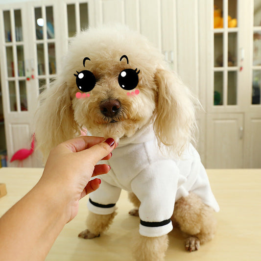 HKM-8650173 Casual Cotton Puppy Milk Dog Pet Clothes in Various Sizes
