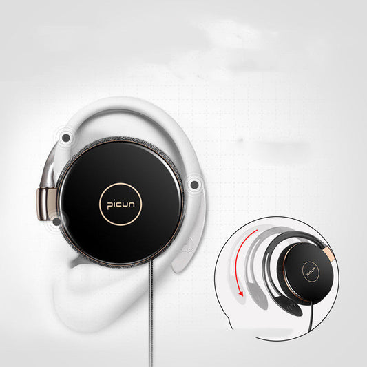 HKM-869907 L1 Wired Ear Hanging Sports Earphones with Microphone and 3.5mm Plug