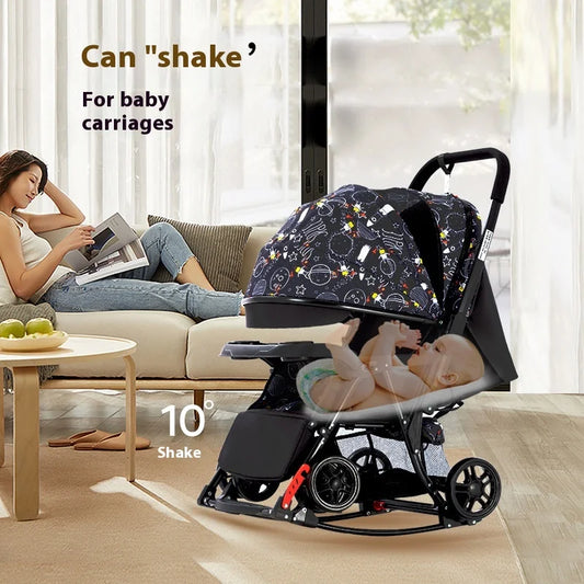 HKM-872211 Multifunctional Foldable Baby Trolley Chair with Four Durable Wheels for Children 3 Years and Up