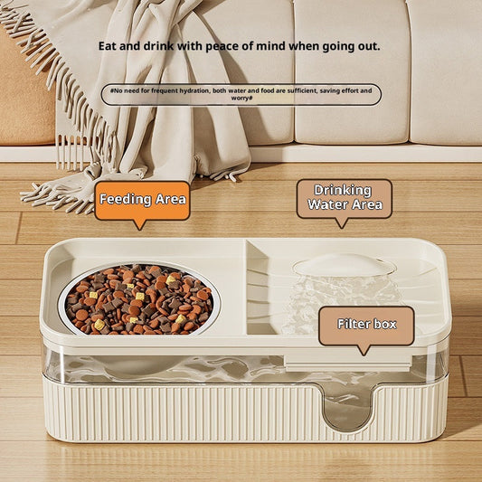HKM-8765757 Large-Capacity Cat Water Dispenser with Automatic Filtration and Circulation System