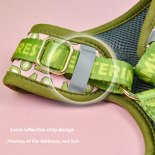HKM-8770621 Adjustable Breathable Dog Harness - Comfortable Polyester Pet Strap in Various Sizes