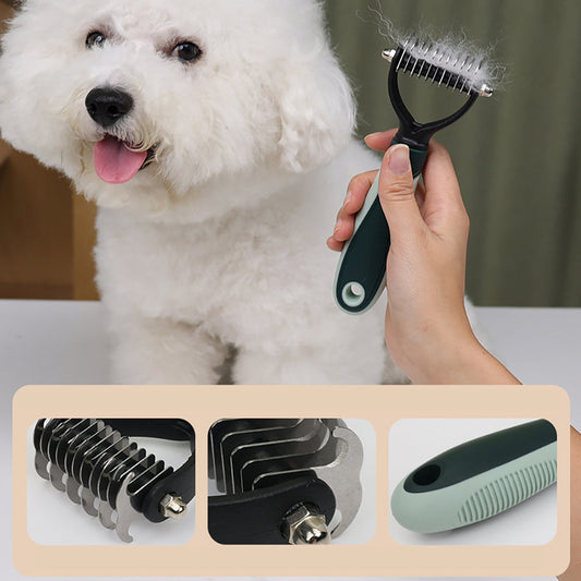 HKM-8807357 Cordless Dog Grooming Clippers with Grooming Kit for Thick Coats, Low Noise Hair Trimmer and Nail Clipper