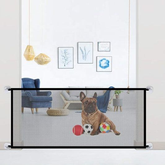 HKM-8811453 Portable Folding Pet Isolation Net - Nylon Material, 1.1m & 1.8m Options, Compact Design