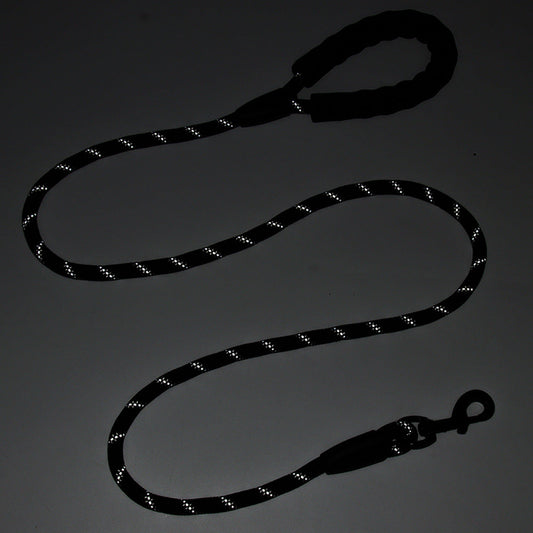 HKM-8857917 Reflective Nylon Dog Leash in Multi-Color for Medium and Large Breeds