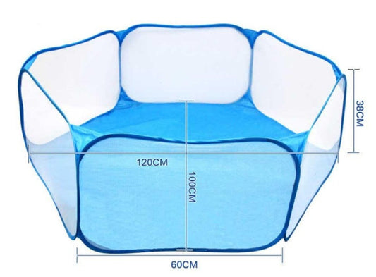 HKM-8874429 Foldable Children's Play Tent with Steel Frame and Waterproof Polyester - Ideal for Indoor and Outdoor Ball Pit Fun