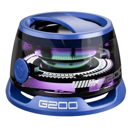 HKM-890131 Portable Mini Bluetooth Speakers with RGB LED Lighting, 3W Bass Sound, and Compact Design