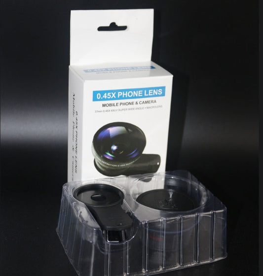 HKM-890835 2-in-1 Clip-On 0.45x Wide Angle & 12.5x Macro Lens for Mobile Phones and Digital Cameras
