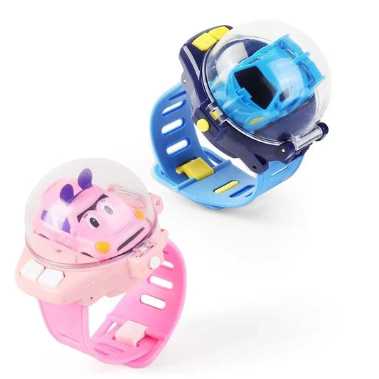 HKM-891283 Mini Watch Remote Control Car for Kids - USB Charging, Indoor/Outdoor Fun, Multi-Function Toy