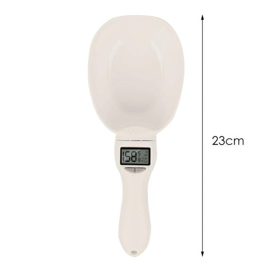 HKM-8913981 Electronic Pet Food Measuring Spoon - ABS Material, 250 ml Capacity, Battery Operated