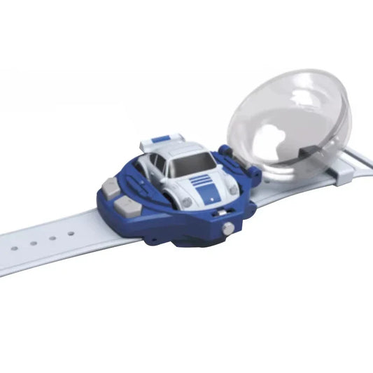 HKM-892435 Children's Mini Watch Remote Control Car - USB Rechargeable Cartoon Toy with 30m Range - Fun Indoor and Outdoor Play