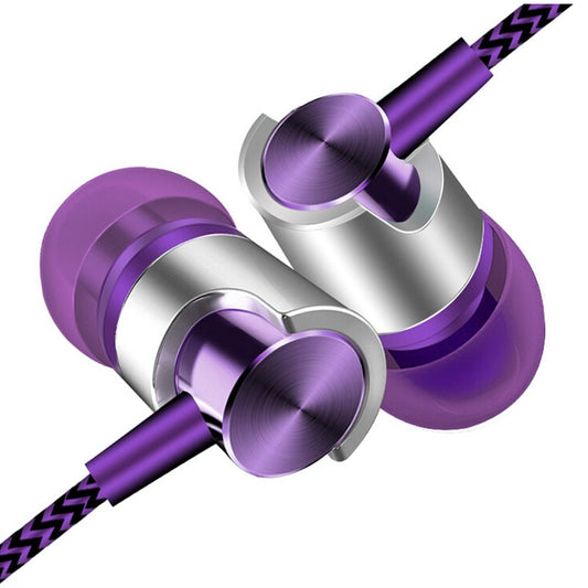 HKM-894803 In-Ear Wired Headphones with Microphone - 3.5mm Plug, 1.2m Cable, Multiple Colors Available