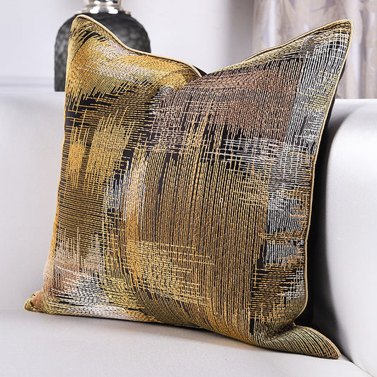 HKM-894867 Modern Geometric Abstraction Pillowcase for Sofa or Living Room Backrest