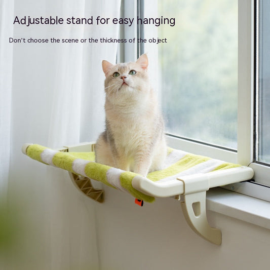 HKM-8953917 Cat Hanging Hammock with Adjustable Hook and Soft Biscuit Pad, Multiple Sizes Available