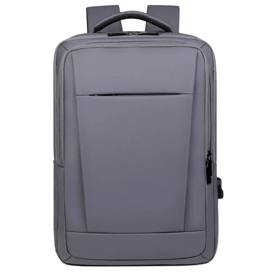 HKM-895955 Large Capacity Waterproof Laptop Backpack with USB Charging for Travel and Business Use